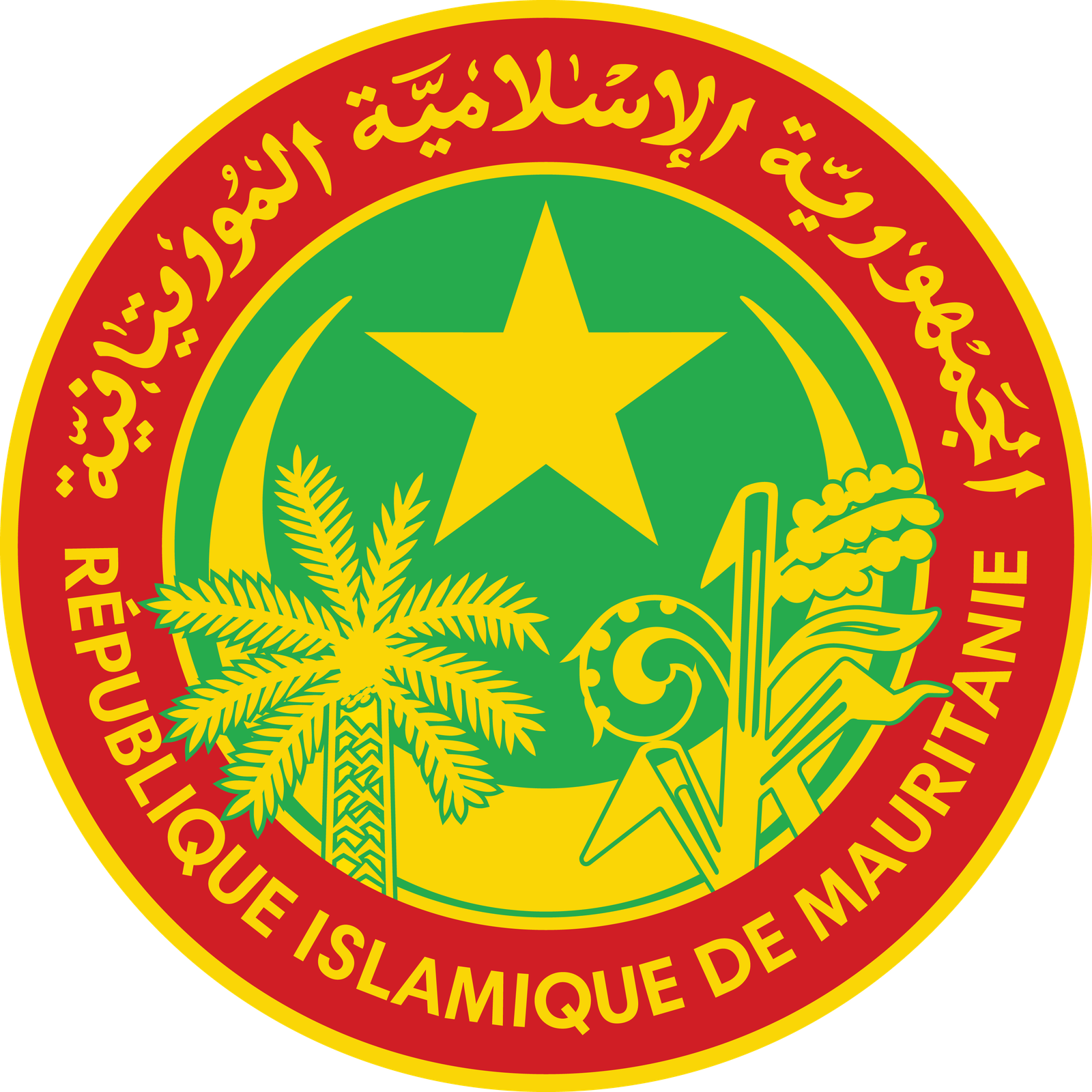 national seal of mauritania